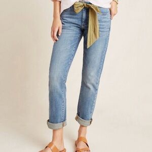 Anthropologie x Pilcro Light Blue Slim Boyfriend Jeans EUC